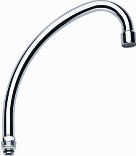 GROHE BOVENUITLOOP MET PERLATOR, CHROOM, M22 BU.DR. X 180 MM