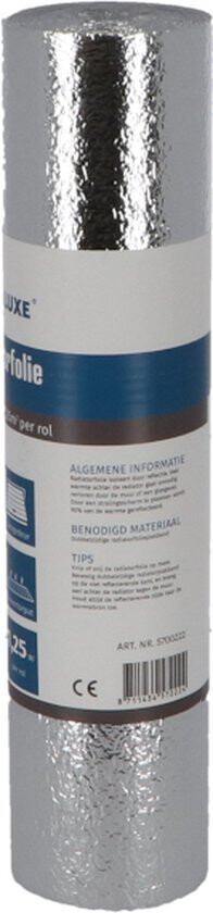 ISO DE LUXE RADIATORFOLIE 90% REFLEX 6000X500X2MM