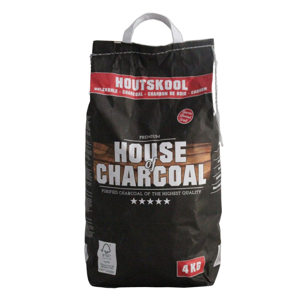 HOUSE OF CHARCOAL 4KG FSC HOUTSKOOL