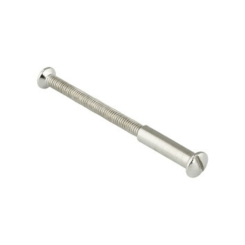 PATENTBOUT COMPLEET M4*55 SCHROEF + HULS VERPAKT PER 100 STUKS IN ZAK